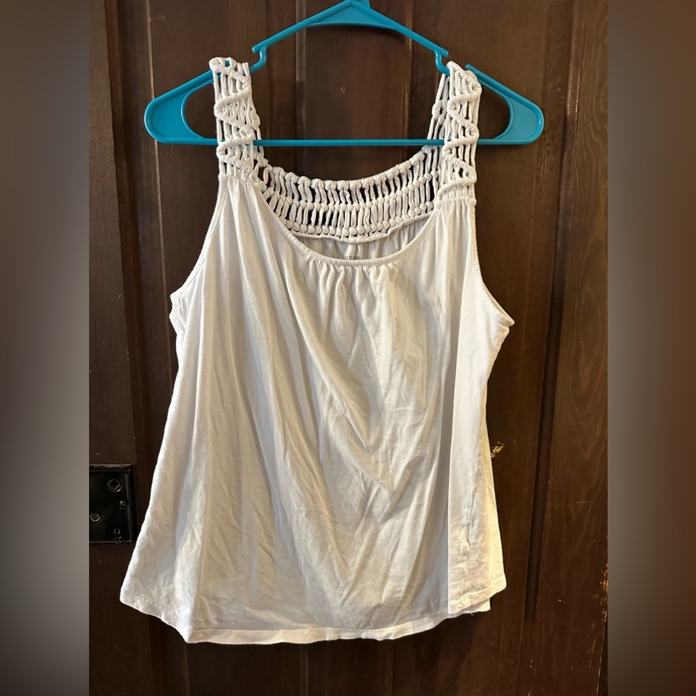 White Sleeveless Top
